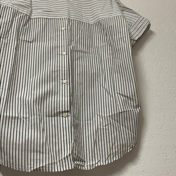 Madewell Courier Button-Back Shirt in Stripe Mix - Picture 6 of 12